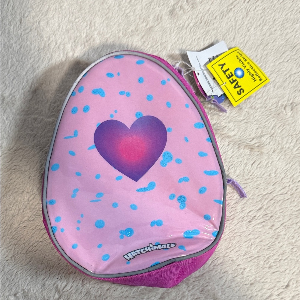 🌼 3 for $15 | Pink Heart Egg Hatchimals Kids Lunch Bag